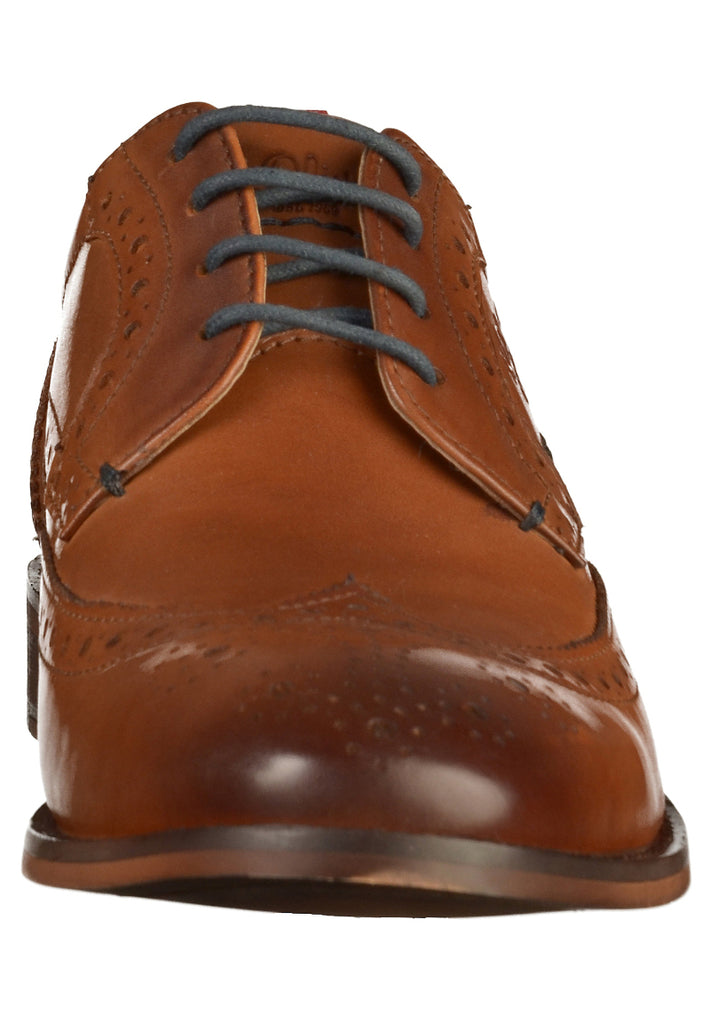 s.Oliver Halbschuhe Leder Cognac - surf4shoes