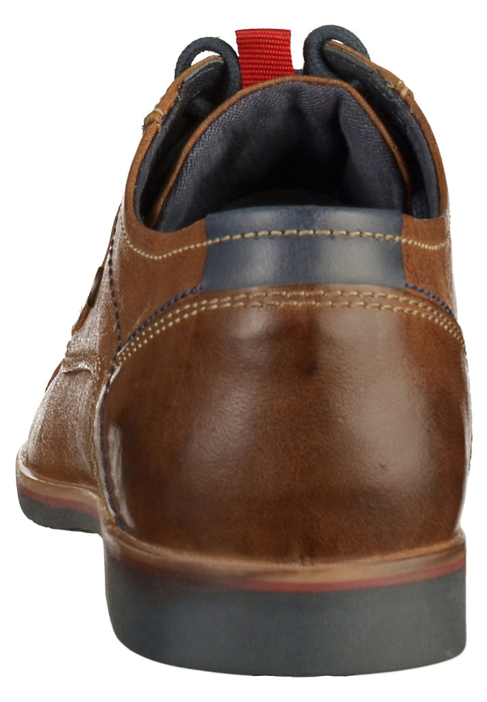 s.Oliver Halbschuhe Leder Cognac - surf4shoes