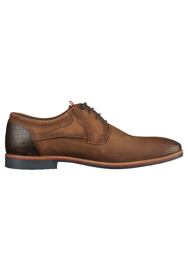 s.Oliver Halbschuhe Leder Cognac - surf4shoes