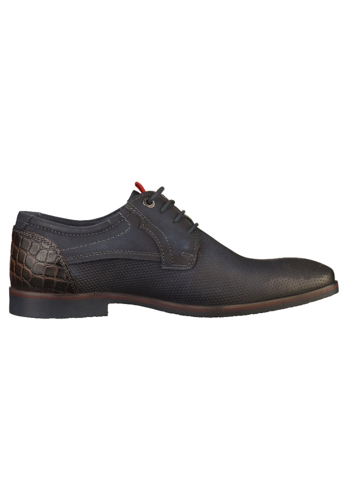 s.Oliver Halbschuhe Leder Navy - surf4shoes