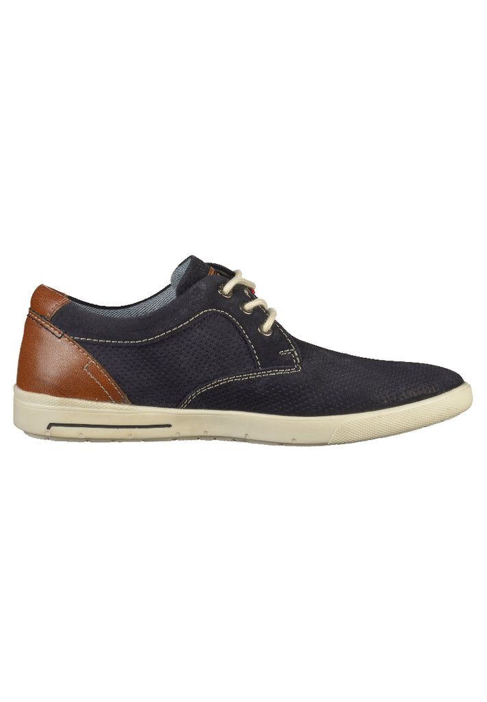 s.Oliver Halbschuhe Leder Navy - surf4shoes