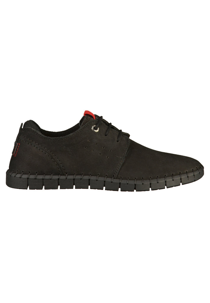 s.Oliver Halbschuhe Leder Schwarz - surf4shoes