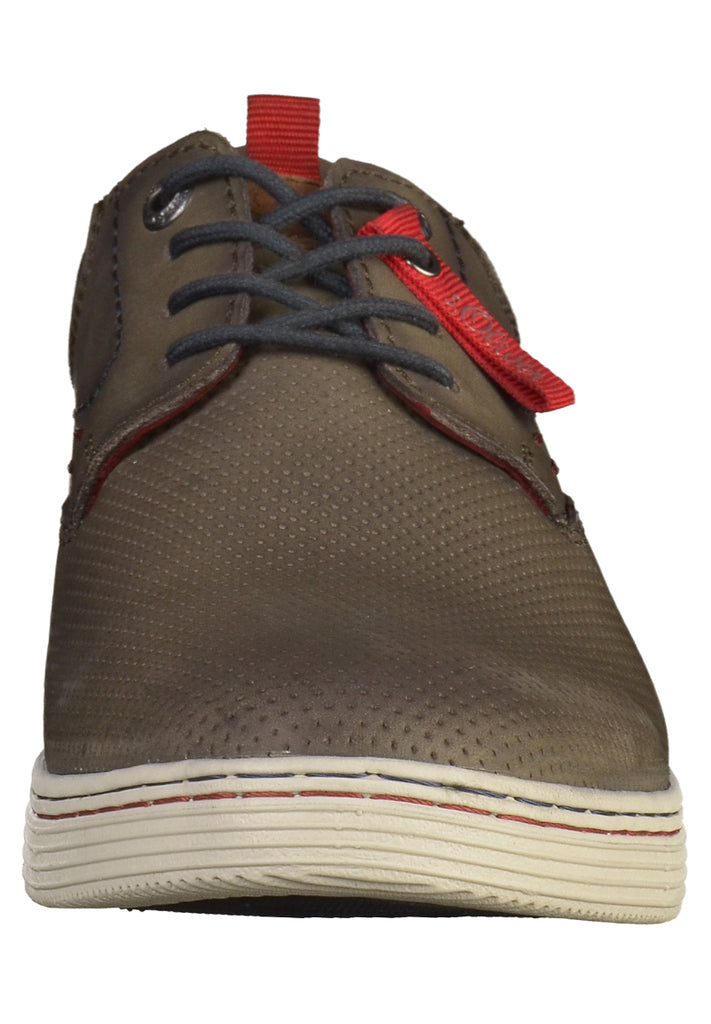 s.Oliver Halbschuhe Leder/Textil Khaki - surf4shoes