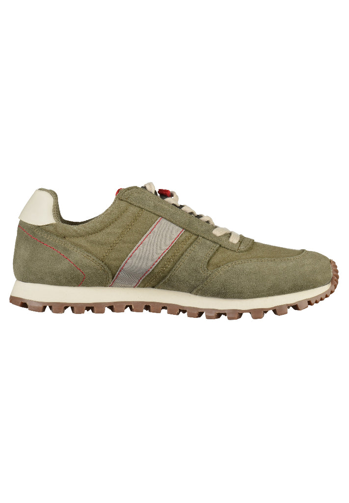 s.Oliver Halbschuhe Leder/Textil Khaki - surf4shoes