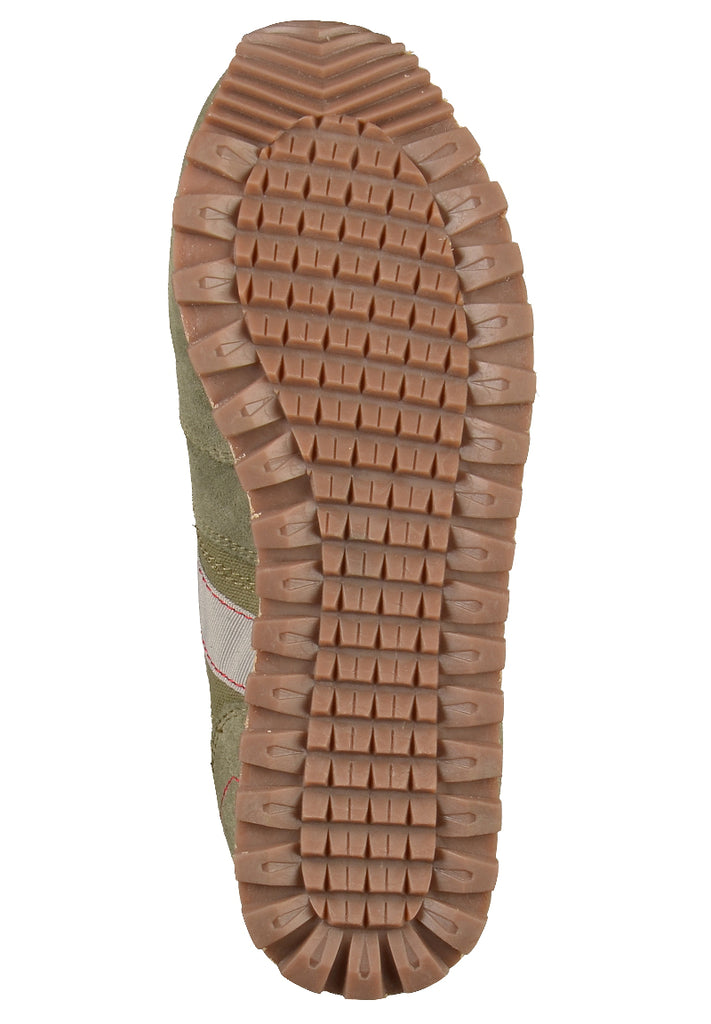 s.Oliver Halbschuhe Leder/Textil Khaki - surf4shoes