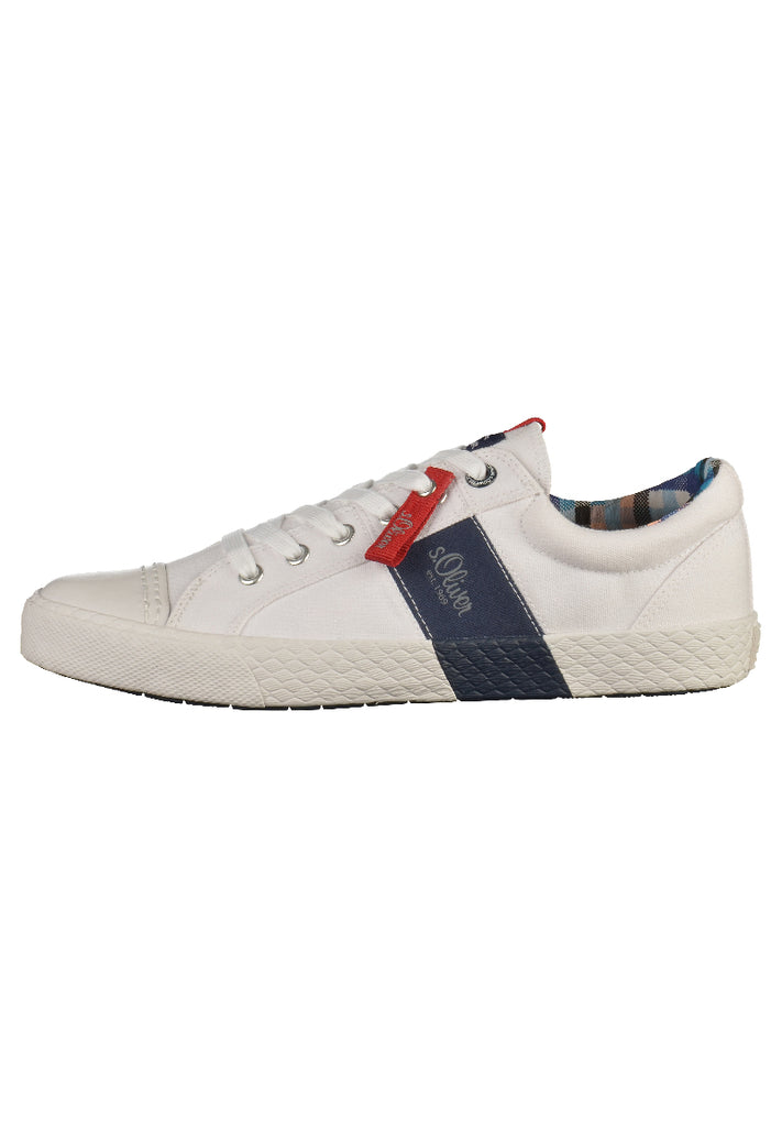 s.Oliver Sneaker Canvas Weiß - surf4shoes