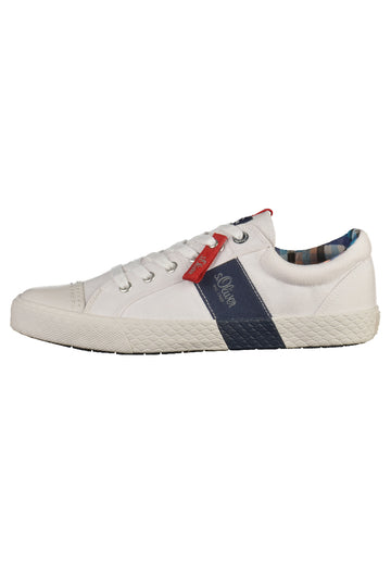 s.Oliver Sneaker Canvas Weiß - surf4shoes