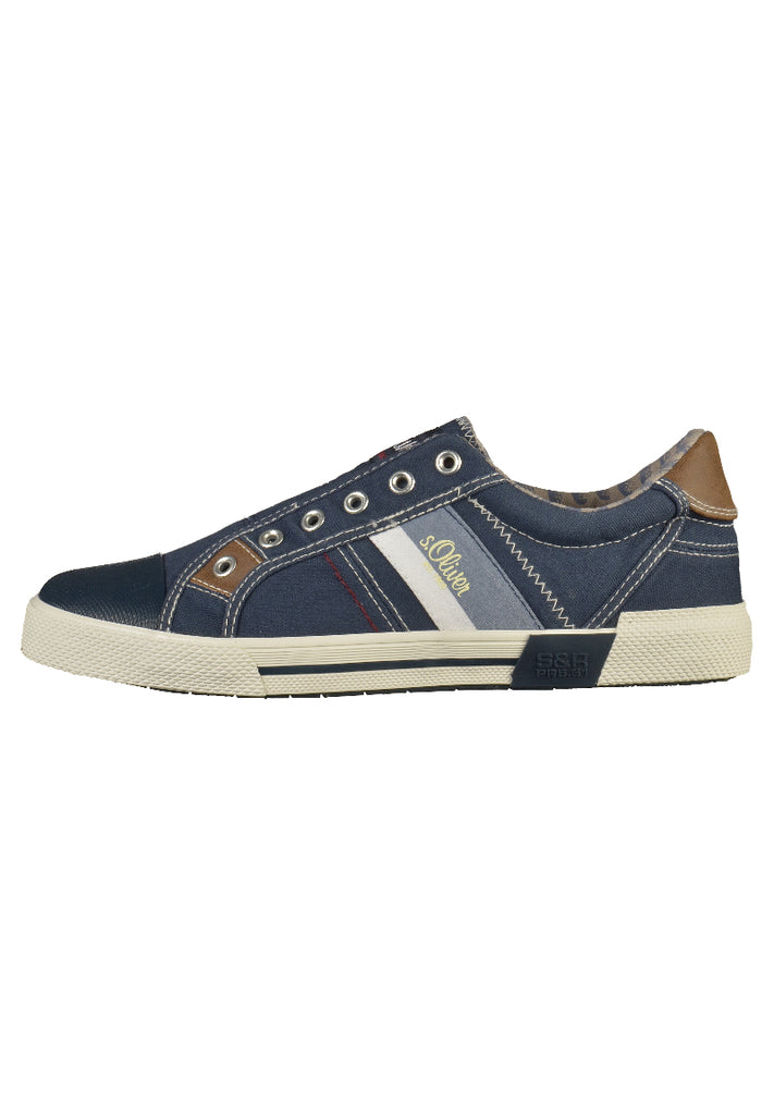 s.Oliver Sneaker Lederimitat Navy - surf4shoes