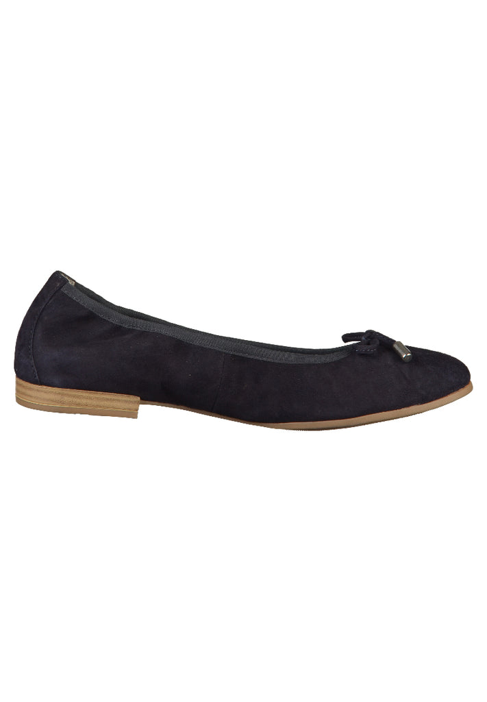 s.Oliver Ballerinas Leder Navy - surf4shoes