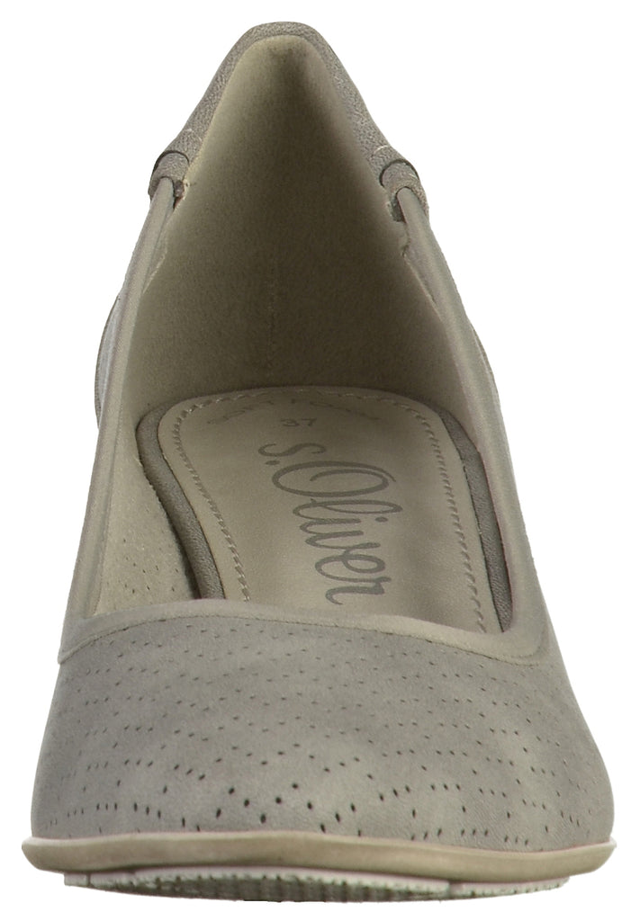s.Oliver Pumps Lederimitat Graphite - surf4shoes