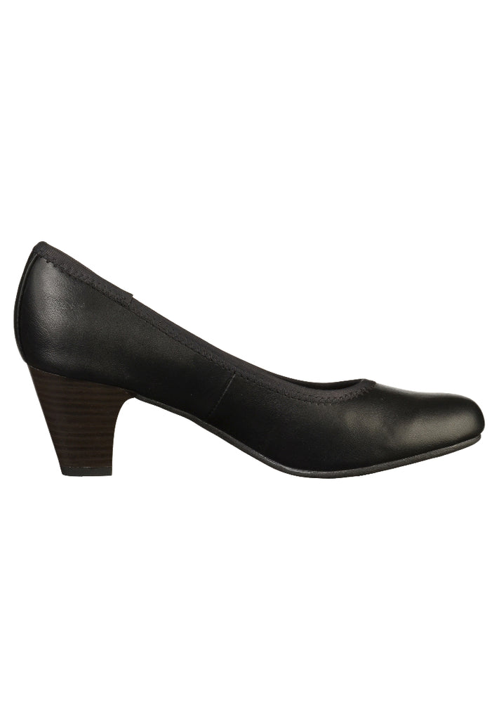 s.Oliver Pumps Lederimitat Schwarz - surf4shoes
