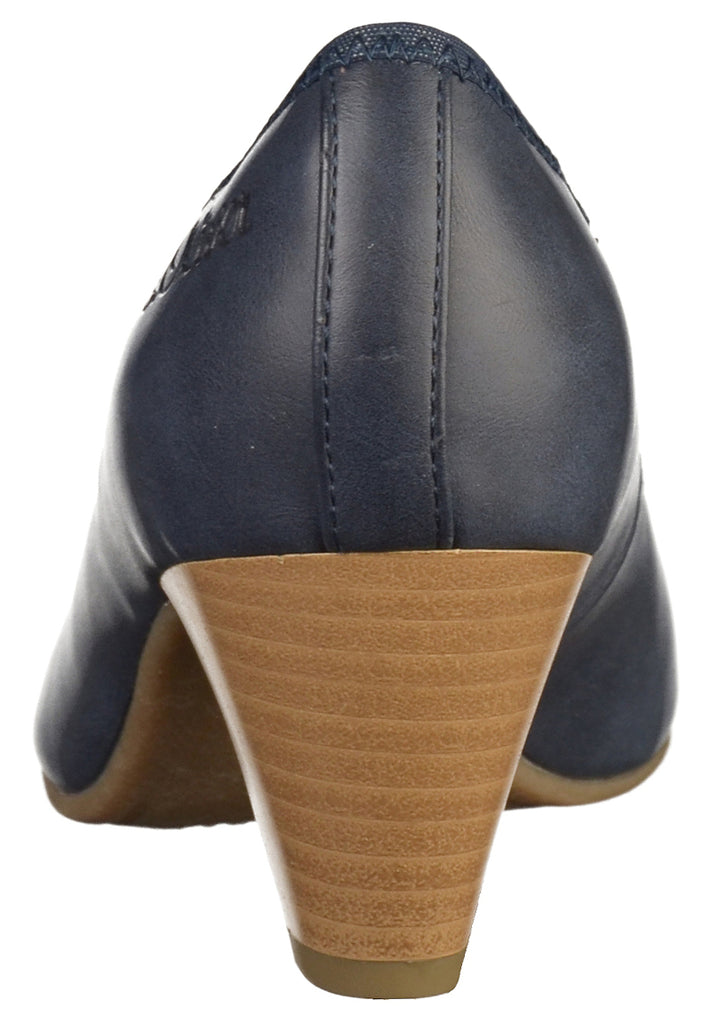 s.Oliver Pumps Lederimitat Navy - surf4shoes