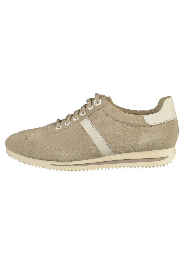 s.Oliver Sneaker Leder Taupe - surf4shoes