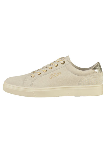 s.Oliver Sneaker Leder Weiß - surf4shoes