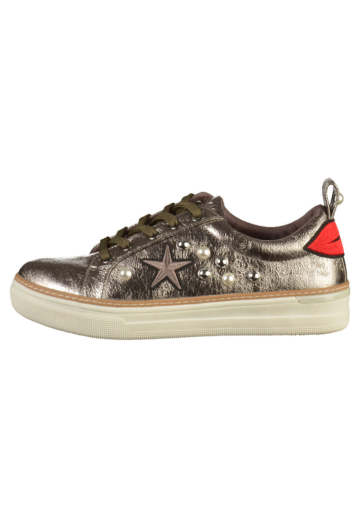 s.Oliver Sneaker Lederimitat Pewter - surf4shoes