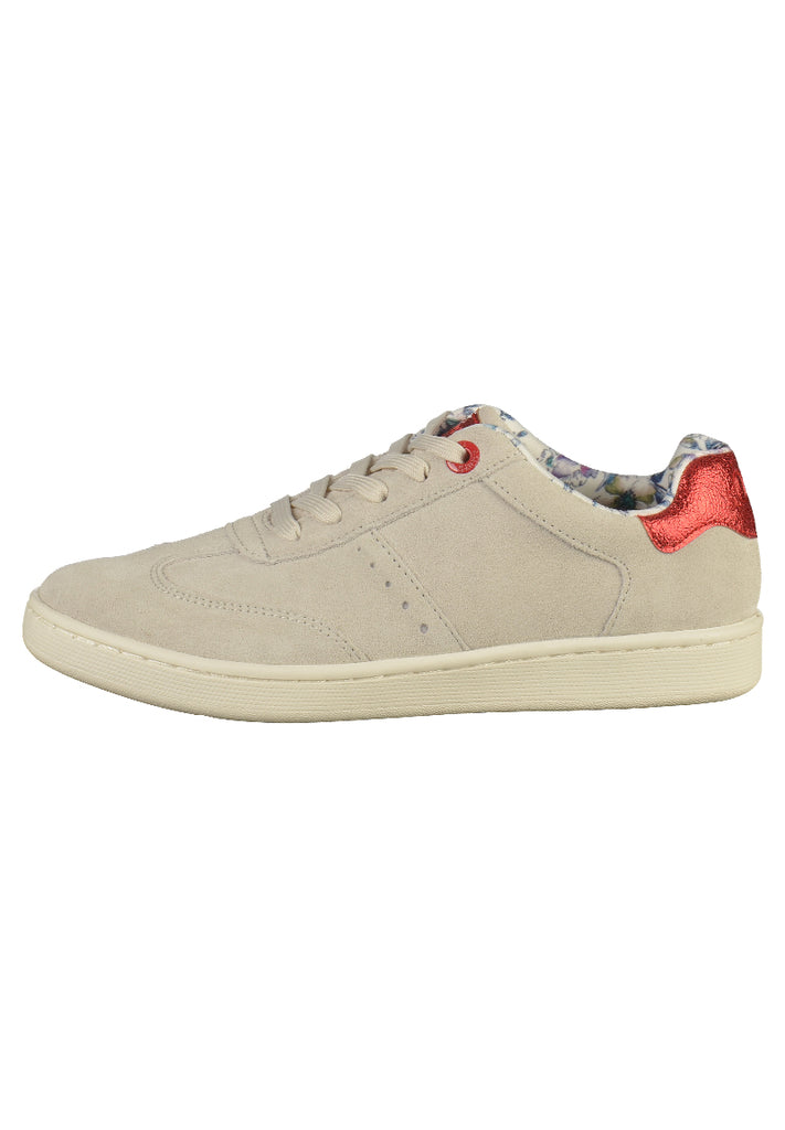 s.Oliver Sneaker Leder Beige - surf4shoes