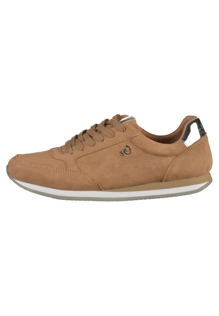 s.Oliver Sneaker Leder/Textil Nude - surf4shoes