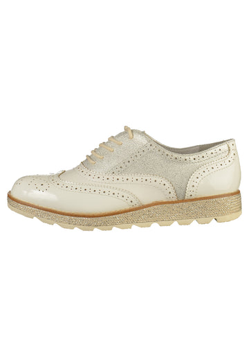 s.Oliver Halbschuhe Lederimitat Weiß - surf4shoes