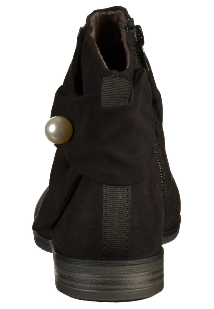 s.Oliver Stiefelette Lederimitat Schwarz - surf4shoes