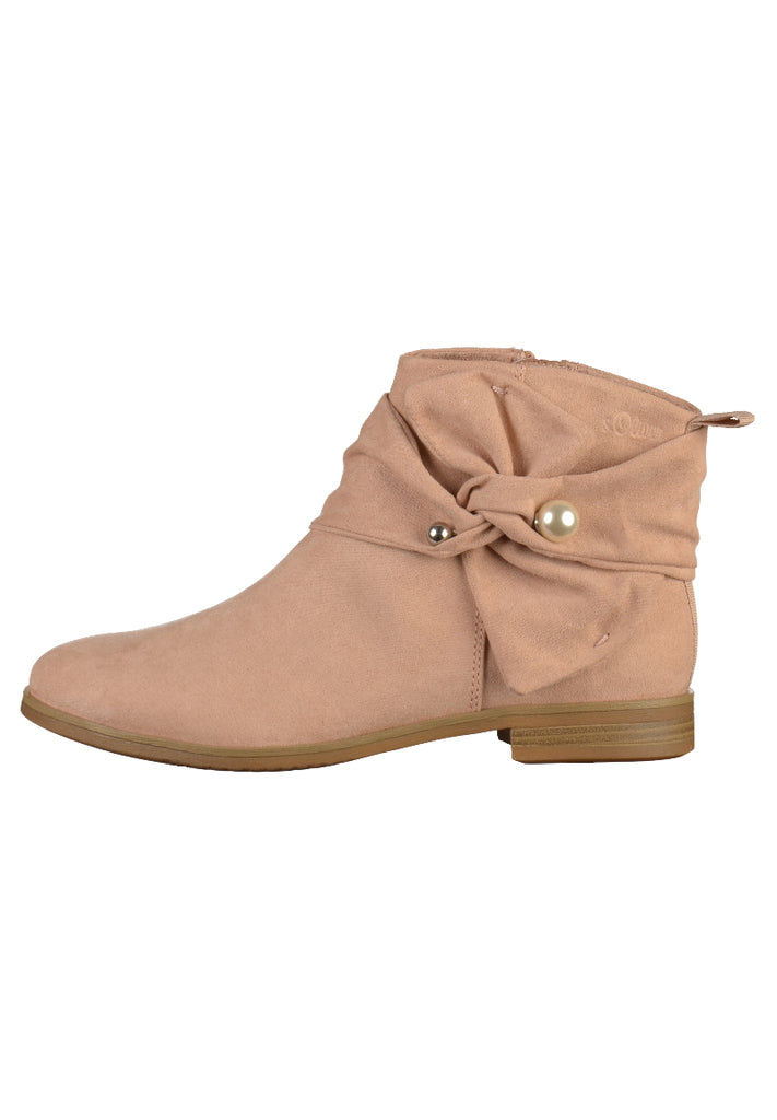 s.Oliver Stiefelette Lederimitat Rose - surf4shoes