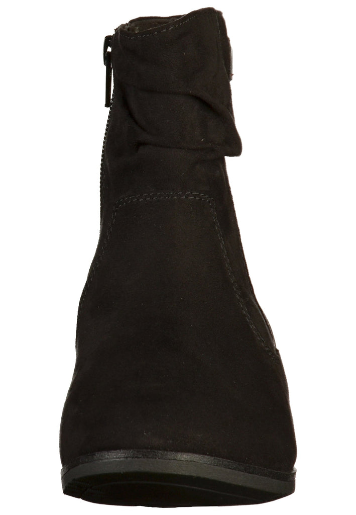 s.Oliver Stiefelette Lederimitat Schwarz - surf4shoes