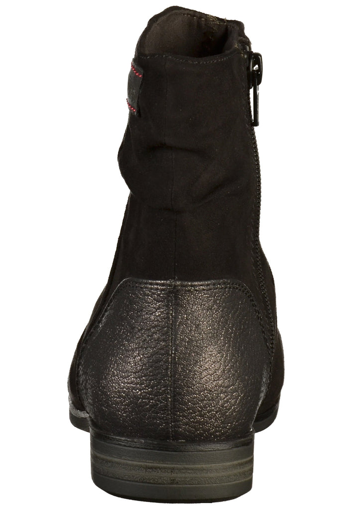 s.Oliver Stiefelette Lederimitat Schwarz - surf4shoes