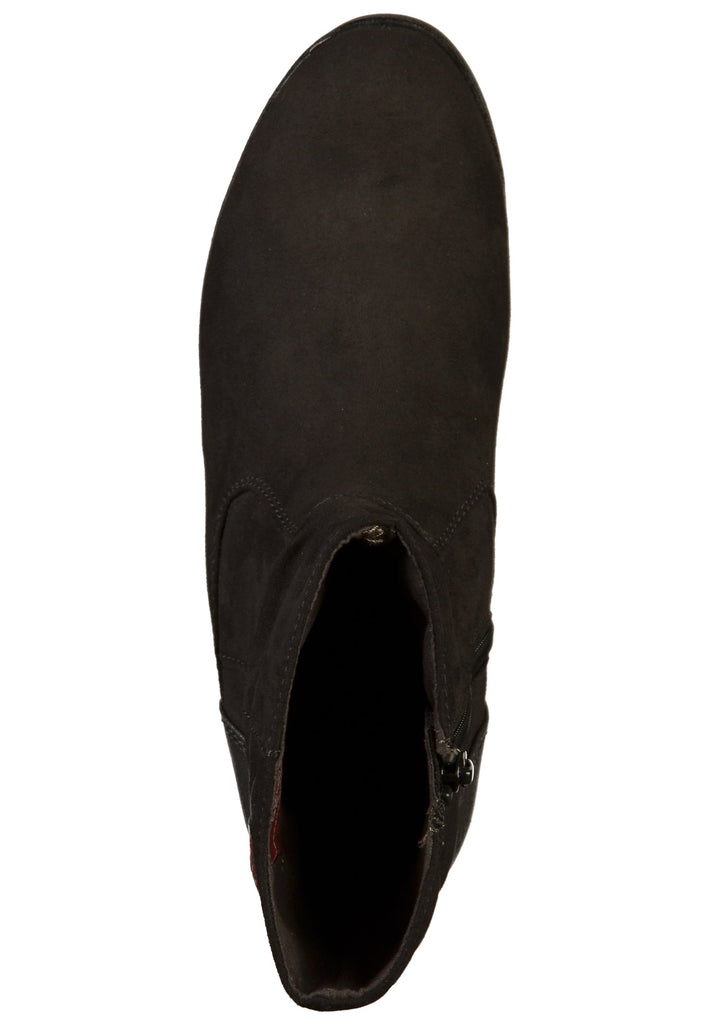 s.Oliver Stiefelette Lederimitat Schwarz - surf4shoes