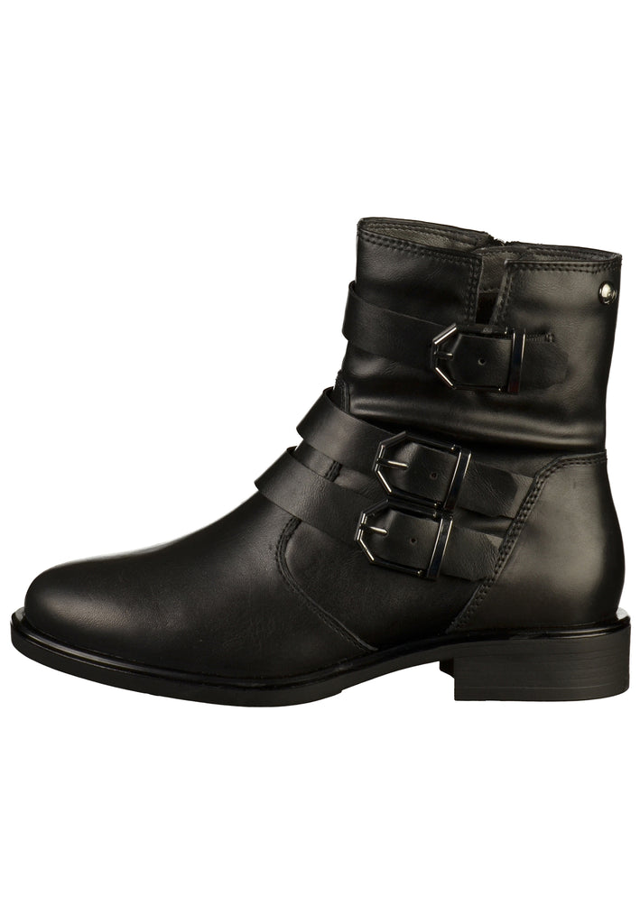 s.Oliver Stiefelette Lederimitat Schwarz - surf4shoes