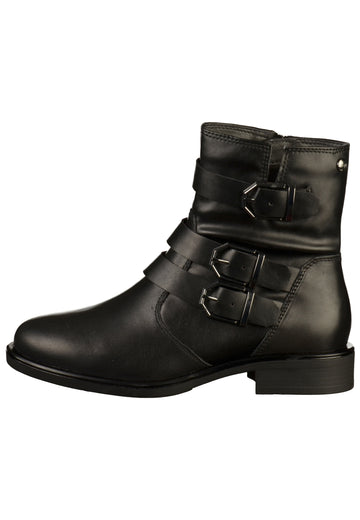 s.Oliver Stiefelette Lederimitat Schwarz - surf4shoes