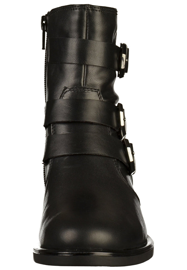 s.Oliver Stiefelette Lederimitat Schwarz - surf4shoes