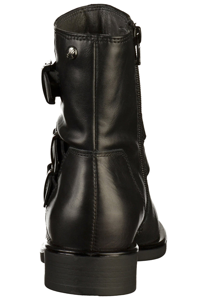 s.Oliver Stiefelette Lederimitat Schwarz - surf4shoes