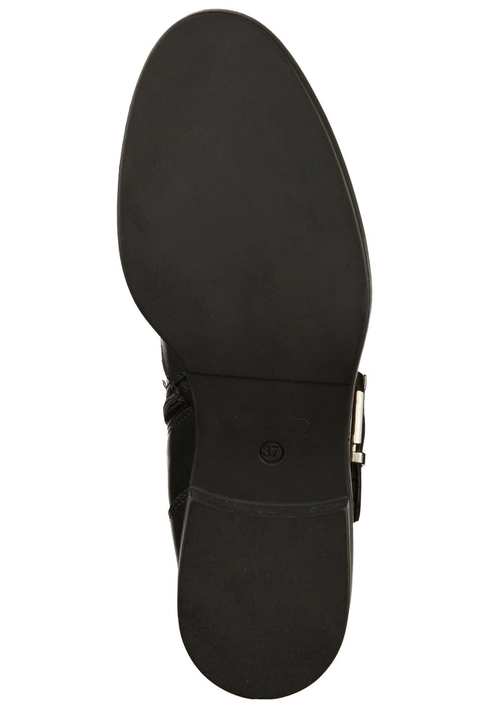 s.Oliver Stiefelette Lederimitat Schwarz - surf4shoes