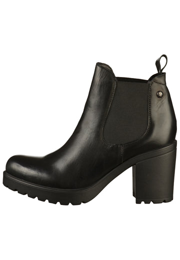 s.Oliver Stiefelette Leder Schwarz - surf4shoes