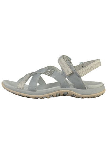 s.Oliver Sandalen Lederimitat Hellblau - surf4shoes