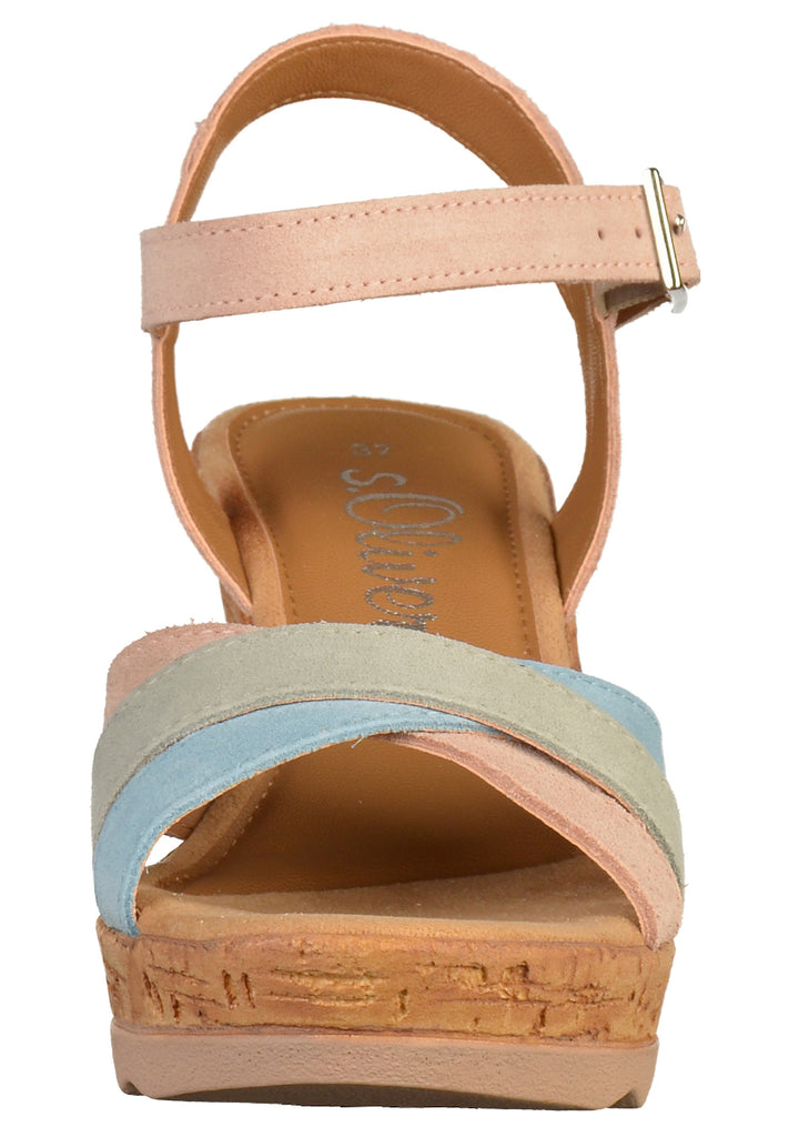 s.Oliver Sandalen Leder Rose - surf4shoes