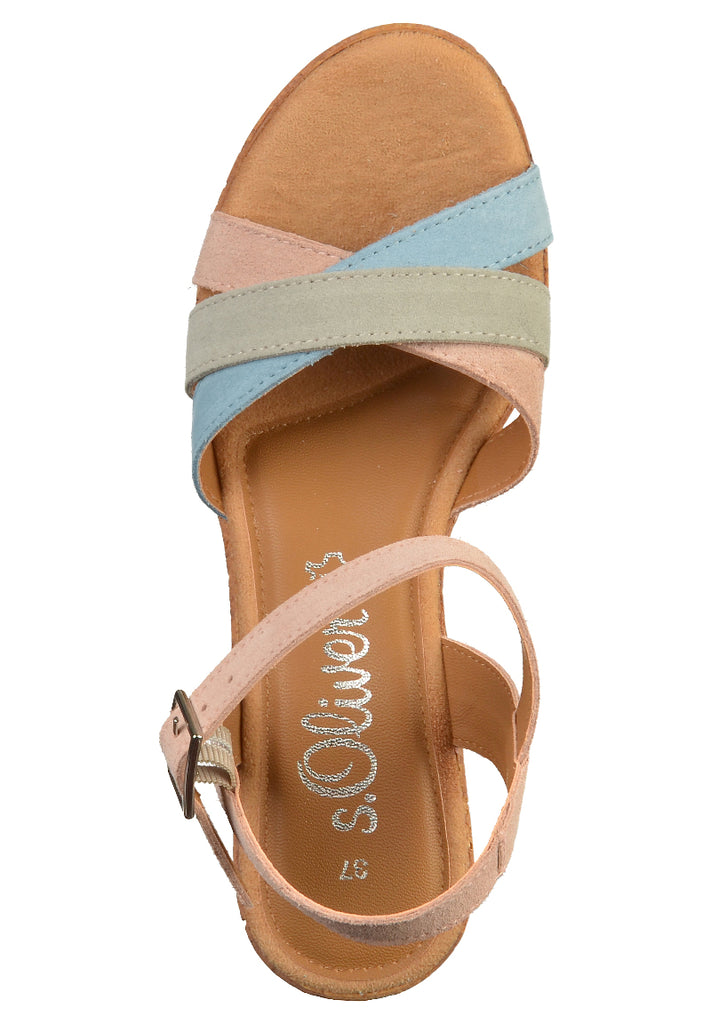 s.Oliver Sandalen Leder Rose - surf4shoes