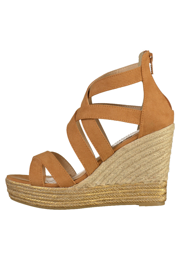s.Oliver Sandalen Textil Nuss - surf4shoes