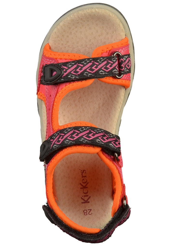 Kickers Sandalen Lederimitat/Textil Rose - surf4shoes