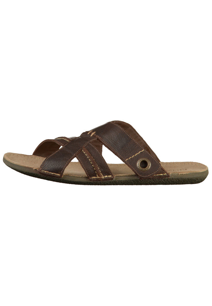 Kickers Pantoletten Nappaleder Braun - surf4shoes