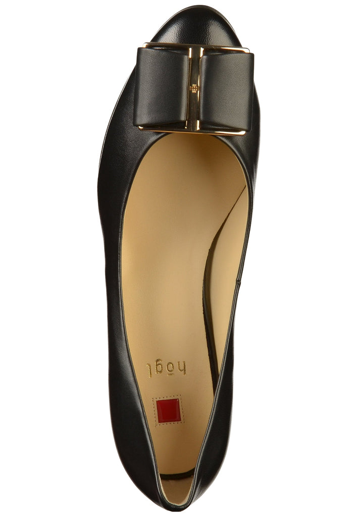 Högl Pumps Leder Schwarz - surf4shoes