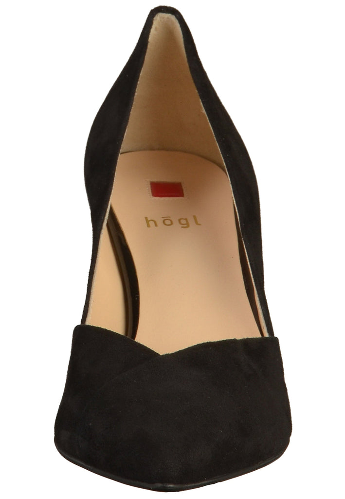 Högl Pumps Veloursleder Schwarz - surf4shoes