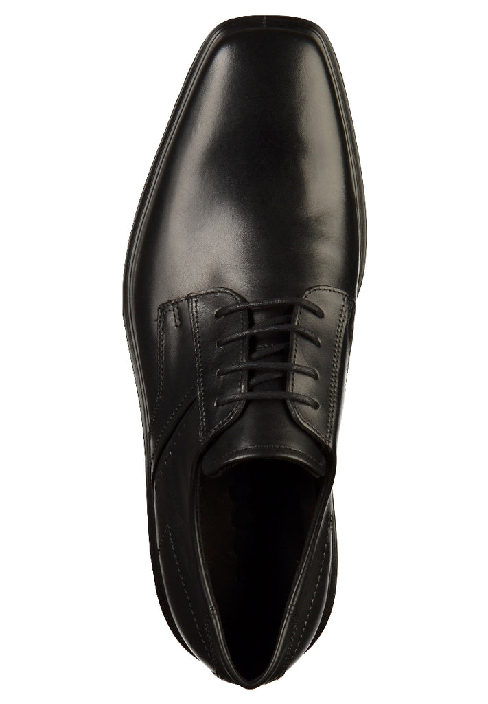 ecco Businessschuhe Glattleder Schwarz - surf4shoes