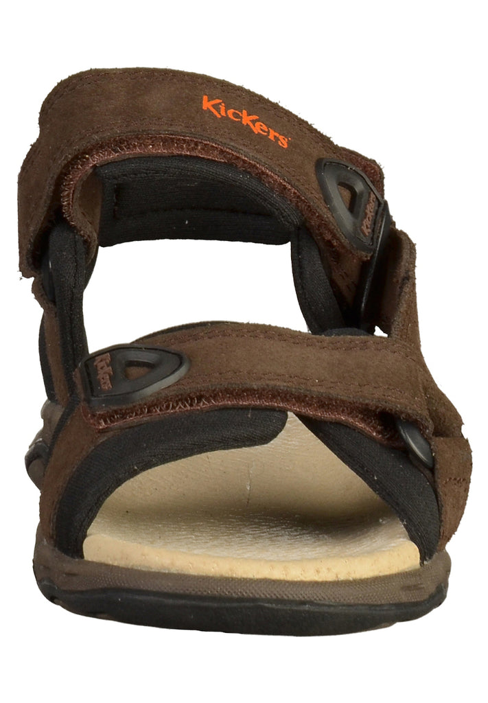 Kickers Sandalen Leder Braun - surf4shoes
