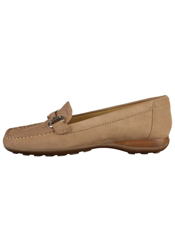 Geox Mokassin Leder Sand - surf4shoes