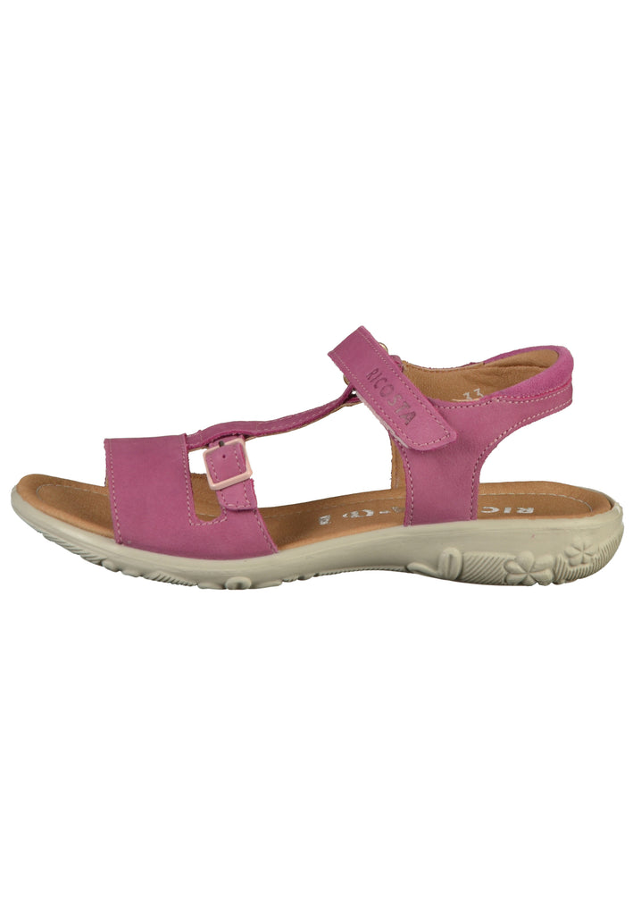 Ricosta Sandalen Nubukleder Rosa - surf4shoes