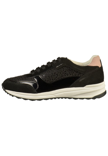Geox Sneaker Leder Schwarz - surf4shoes