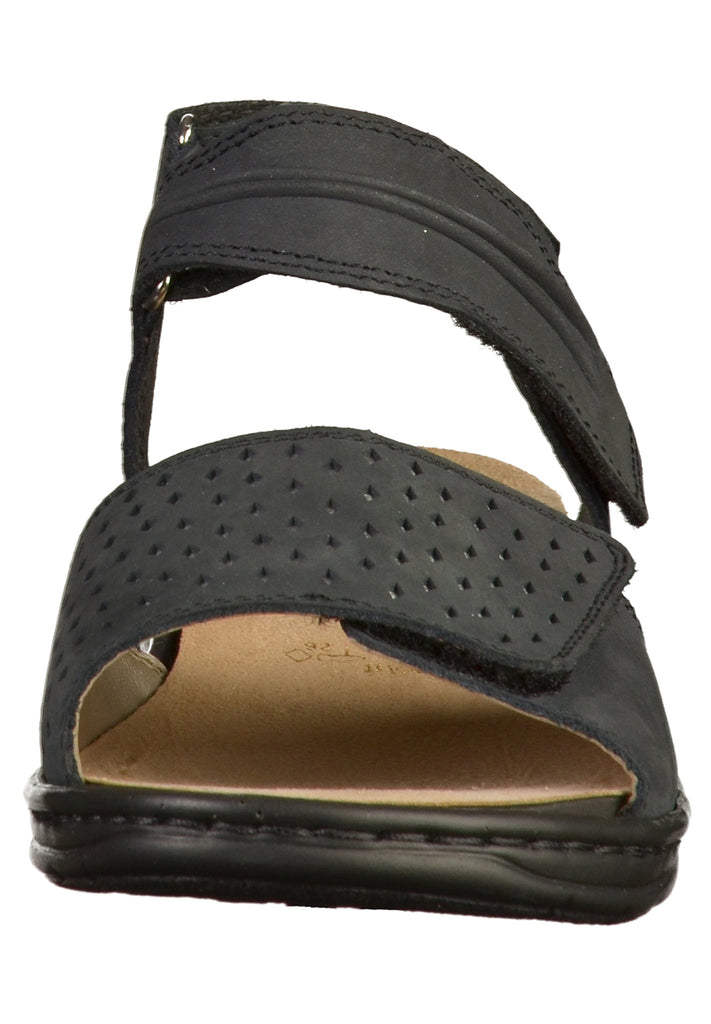 Rieker Sandalen Leder Dunkelblau - surf4shoes