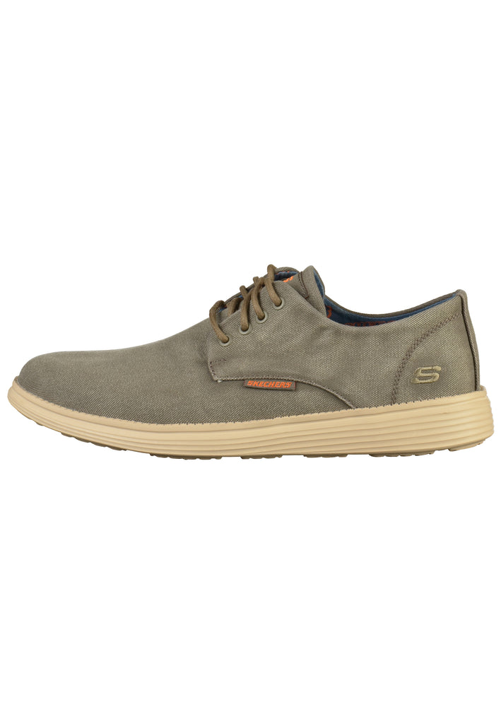 Skechers Halbschuhe Textil Oliv - surf4shoes