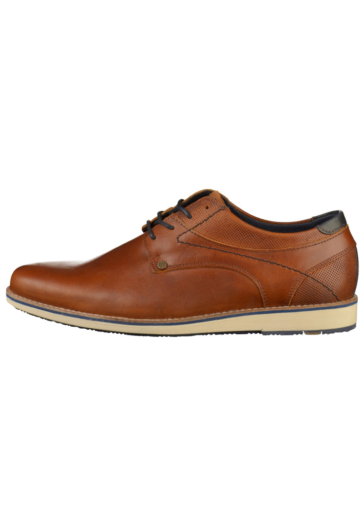 Bullboxer Halbschuhe Leder Cognac - surf4shoes