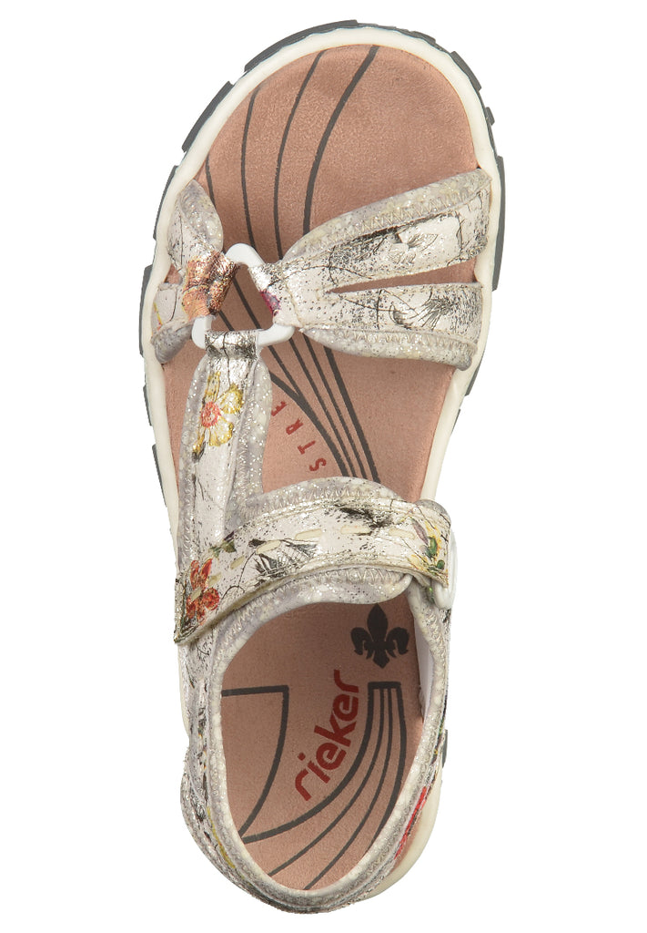 Rieker Sandalen Lederimitat Multi - surf4shoes